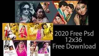 2020 BEST WEDDING 12x36 PSD File Part 03 Free Download