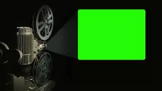 Green screen projection chroma key