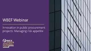 [WBEF Webinar 2024] Innovation in public procurement projects: Managing risk appetite