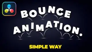 Text Bounce Effect Tutorial in Davinci Resolve | Bouncy Text