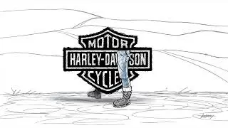If Logos Had Legs - Harley Davidson