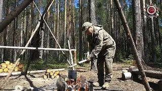 Survival Without Equipment? Survival Fishing | Water Survival Backwoods Dirt Bike Trip