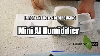 Health2Home - MiniAI 1000ml Ultrasonic USB Air Humidifier / Diffuser- FIRST USE
