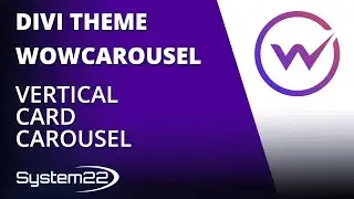 Divi Theme WowCarousel Plugin Vertical Card Carousel 👍