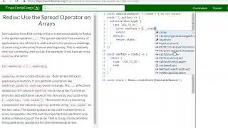 FCC: Redux: Use the Spread Operator on Arrays (15)