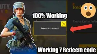 *New* Working 7 Redeem code cod mobile 2022 | Garena Redeem code codm | Redeem code cod mobile 2022