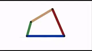 Four Bar Chain Mechanism Animation | Kinematic Chain | Solidworks