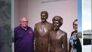 John and Trish Drew at the Reagan Library in Simi Valley, CA