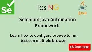 Part 5 || How to run on cross browser || Selenium automation framework