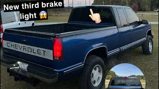 FACEBOOK MARKET PLACE SCORE! CHANGING OUT MY OLD NON WORKING 3rd BRAKE LIGHT ON MY 97 OBS CHEVY! 😱😱