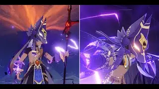 Cyno - new god? Test Attack\Skills | Genshin Impact