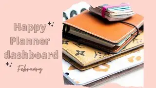 Happy Planner February Dashboard, Stick With Me