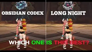 OBSIDIAN CODEX Vs LONG NIGHT'S OATH Which Is The BEST Artifact For VARESA?  [ Genshin impact ]