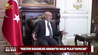 Adana Valisi Yavuz Selim Köşger İnci Gül ile Biz Bize'nin konuğu oldu