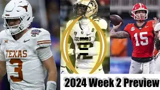 College Football Week 2 Preview | UPSETS, PREDICTIONS, HEISMAN WATCH