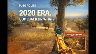 PUBG PC Lite Revival 2025 🔥 Private Servers Coming Soon? | 2020 Throwback
