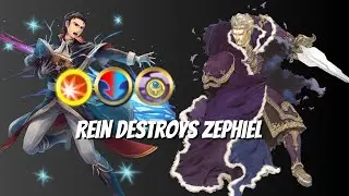 Fire Emblem Heroes - Rein destroys Zephiel (Infernal)