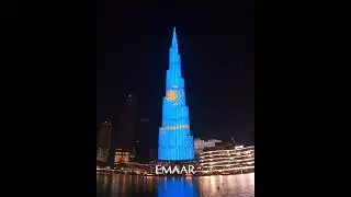 Казахстанский флаг появился на самом высоком небоскребе мира