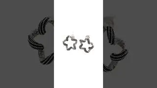 PurpleLuck Star Stud Silver Earrings