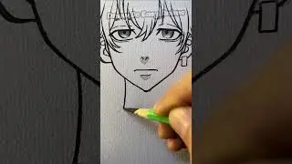 Sangu Takashi Drawing  #drawsoeasyanime  #art #asmr #satisfying #asmrsounds #shorts #anime #foryou