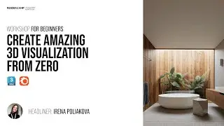 Aesthetic Bathroom I How To Create Realistic Render for Beginners I 3Ds MAX + Corona Renderer