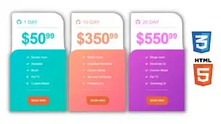 Pricing Table -CSS Pricing Table | Pricing Table Html CSS - Building a Pricing Table with HTML & CSS