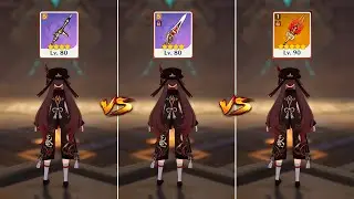 F2P : Hu tao weapon comparison !! Best Weapon for Hu Tao ?? Genshin Impact