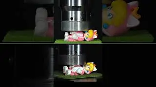 😺 Cat Mario Characters CRUSHED By Hydraulic Press 😺 #Mario