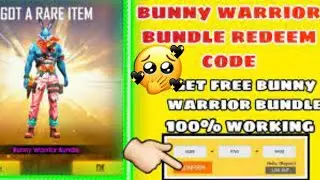 Bunny Bundle Redeem Code For Free Fire (April 2022)||bunny reedem code mill gaya 🆓🆓🔥🔥