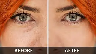Portrait Retouch With Healing Brush Tool And Spot Healing Brush Tool Photoshop
