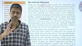 class 8 History || From trade to territory (War with the Marathas)