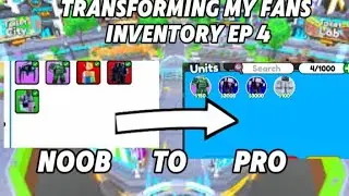 Transforming My Fan's Inventory Ep 4🤯! Toilet Tower defense