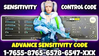 BGMI 3.6 UPDATE SENSITIVITY CODE | BGMI BEST SENSITIVITY SETTINGS | BGMI ZERO RECOIL SENSITIVITY