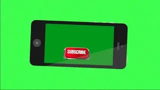 Subscribe button green screen free  || Mobile Green screen || 