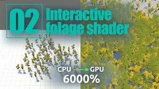 Increasing Unity Foliage Performance by 6000% - One Shader to Rule Them All