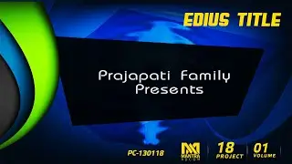 Edius Cinematic Title Wedding Projects | 130118 | Video Mixing Project | Edius 9 | Edius 8, Edius 7