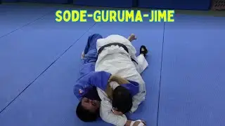 Guard Position:  Sode-Guruma-Jime