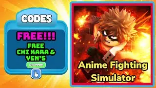 ROBLOX ANIME FIGHTING SIMULATOR CODES, Latest Roblox Codes *GET FREE CHIKARA AND YEMS*.
