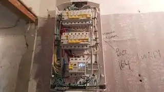 Электромонтаж в трёшке .