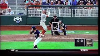Longhorn Baseball vs UC Irvine in CWS June18 2014