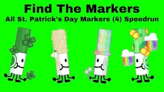 ☘️ All St. Patrick’s Day Markers (4) Speedrun | 1:49.13 | Find The Markers