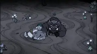 Don't starve together - Killing Nightmare Werepig as Walter (No damage, minimal gear) DST
