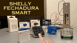 Shelly Fechadura Smart, Impressão digital, código e APP