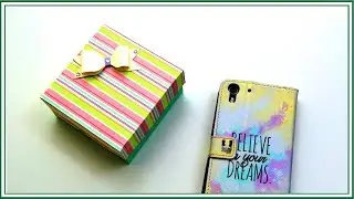 Easy Paper Box Card | Father's day Gift Ideas! DIY Paper Crafts by Giulia's Art