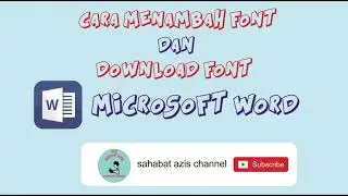 Cara menambah font dan download font