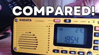 XHDATA D-608WB vs XHDATA D-109 on very distant shortwave signals: North Korea, Alaska and more