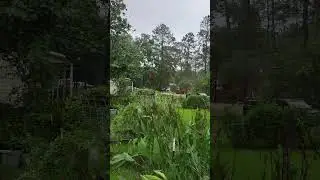 Current Hurricane Beryl conditions northeast of Houston.