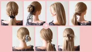 【みんなが知ってる技術でデキる】１週間日替わり簡単ヘアアレンジ７選（解説付き）