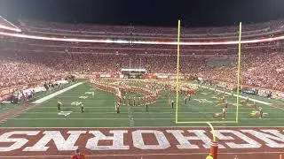 Longhorn Band halftime of the West Virginia game