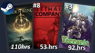 my 10 most played steam games
